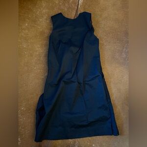 COS Black Drop Back Dress Size 4